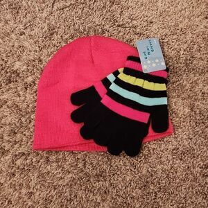 Beanie Hat and Gloves Bundle NWT
